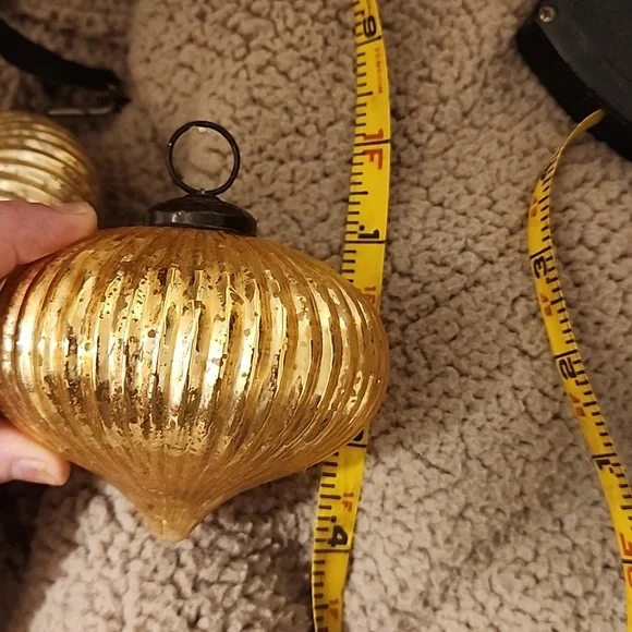 Set of 6 glass ornaments - Picture 6 of 12